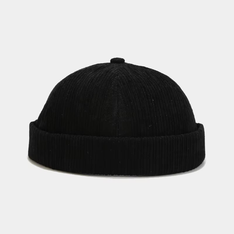 Brimless Corduroy Hat